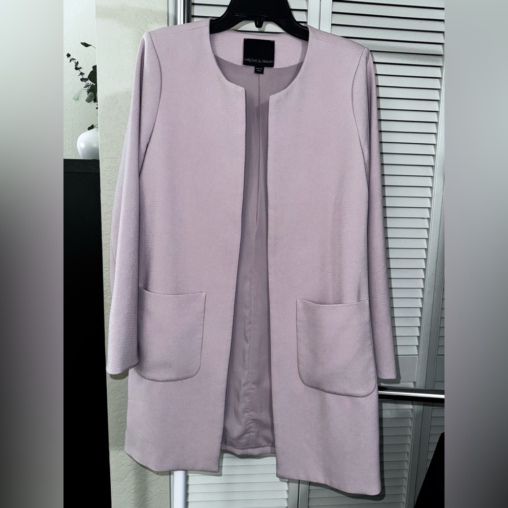 Harlowe & Graham Soft Lavender Blazer